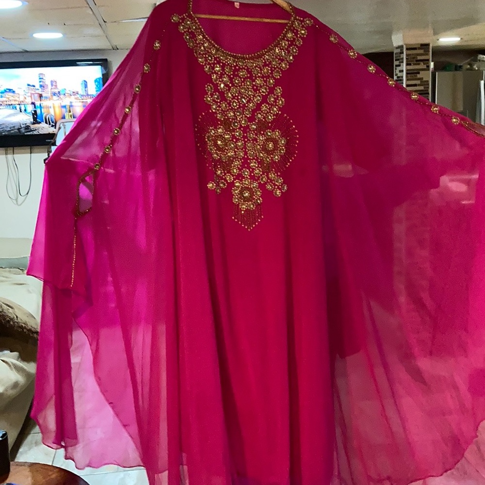 Pink Moroccan inspired dresses